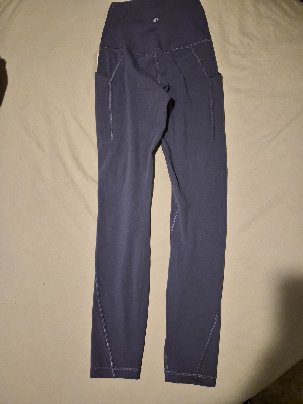 lululemon black athletic leggings with interior tag - Picture 3 of 3